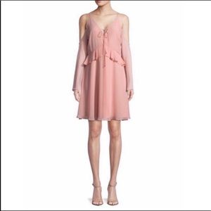 🆕 Sam Edelman Chiffon Cold Shoulder Dress, Size 4